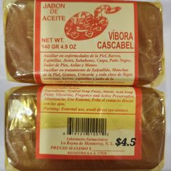 Jabon Vibora Cascabel $3.50 Each