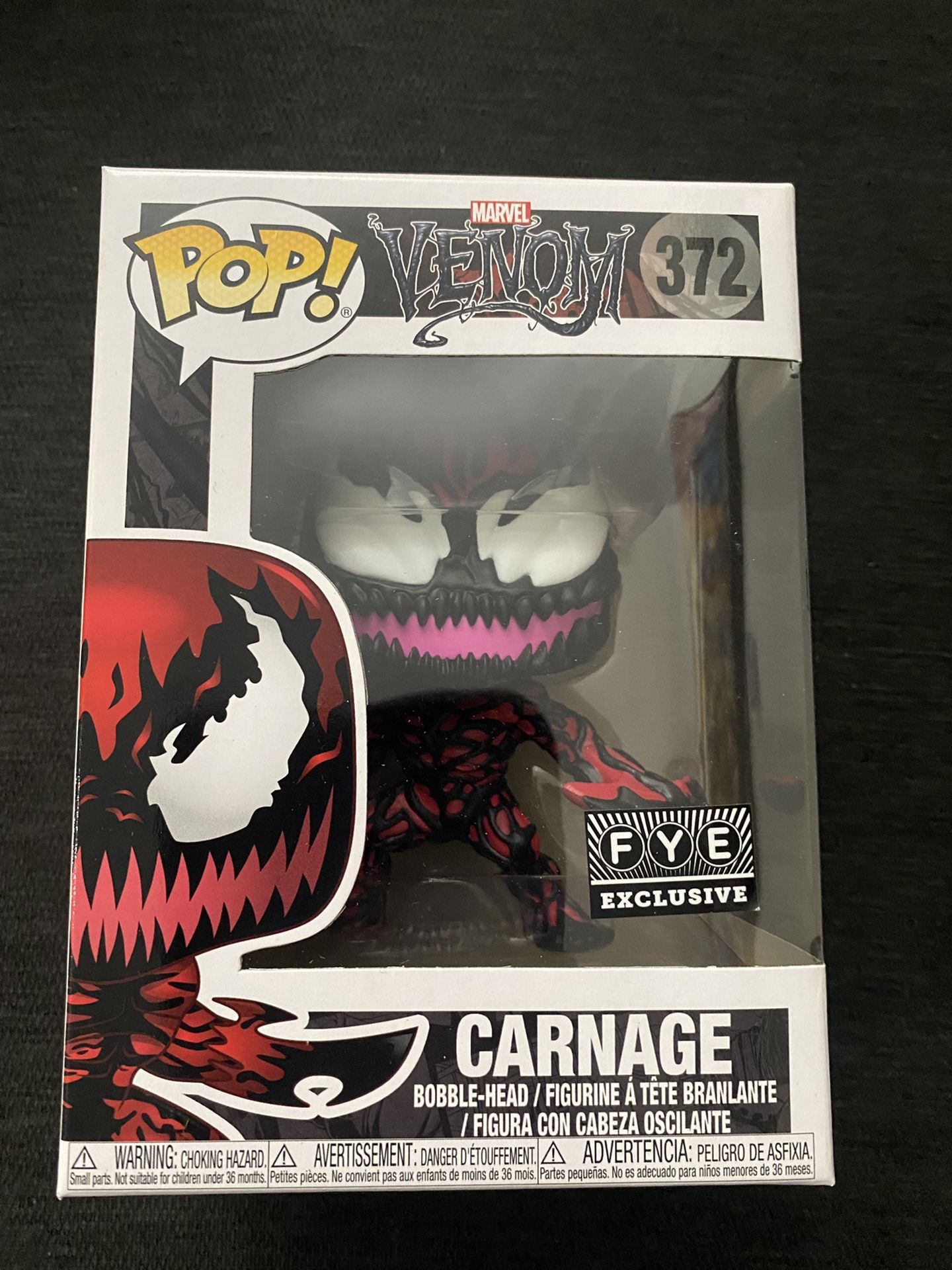 Carnage sales fye exclusive