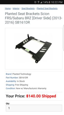 FRS Planted Bracket Pair