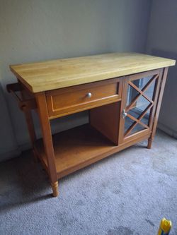 Butcher block bar