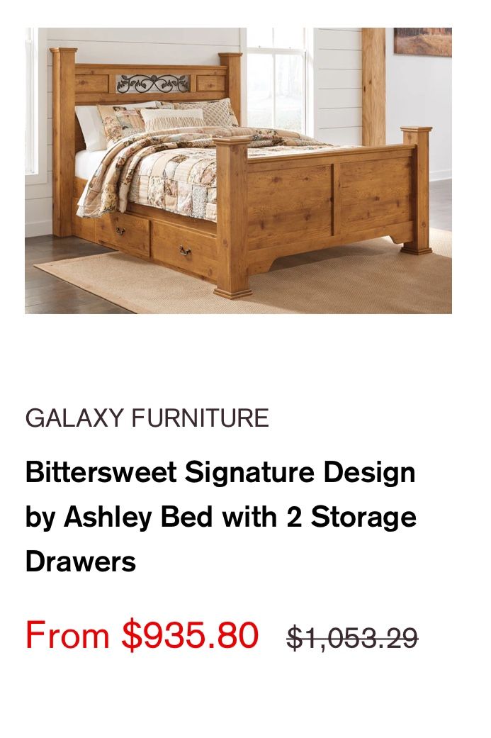 Queen Size Bedroom Set *4 Pieces* BIG