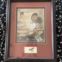RF Garnett Framed Fishing Print