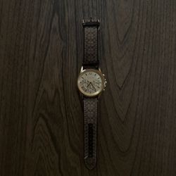 Coach Boyfriend Chronograph Watch 38m Brown/gold Band