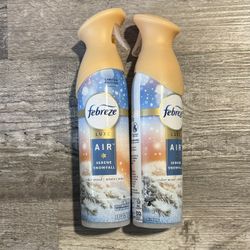 Febreze Luxe Serene Snowfall Air Spray $3 Each 
