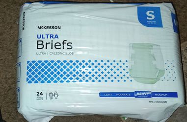 Adult ultra briefs 24pk size small new