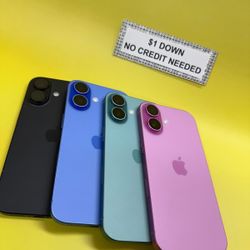 Apple IPhone 16 5G - Only $1 Today Pay The Rest Later! 