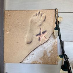 4 Piece - Romantic Beach Vacation Wall Art