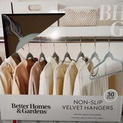 Better Homes & Gardens Velvet Hangers 30-Pack