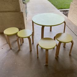 Modern Kid Table And Chairs