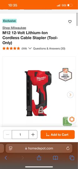 Milwaukee Stapler