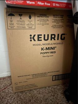 Keurig K-Mini Coffee Maker Poppy Red