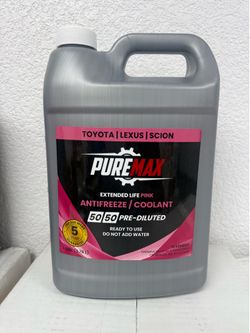 Toyota Pink Coolant 50/50 Premixed 1 Gallon | Toyota Lexus Scion Antifreeze