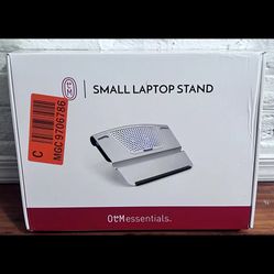 OTM Essentials Small Laptop Riser Stand, 1-11/16"H x 9-7/8"W x 9-7/8"D, Silver