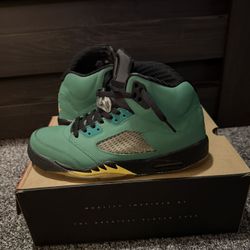 Oregon Duck Jordan 5’s