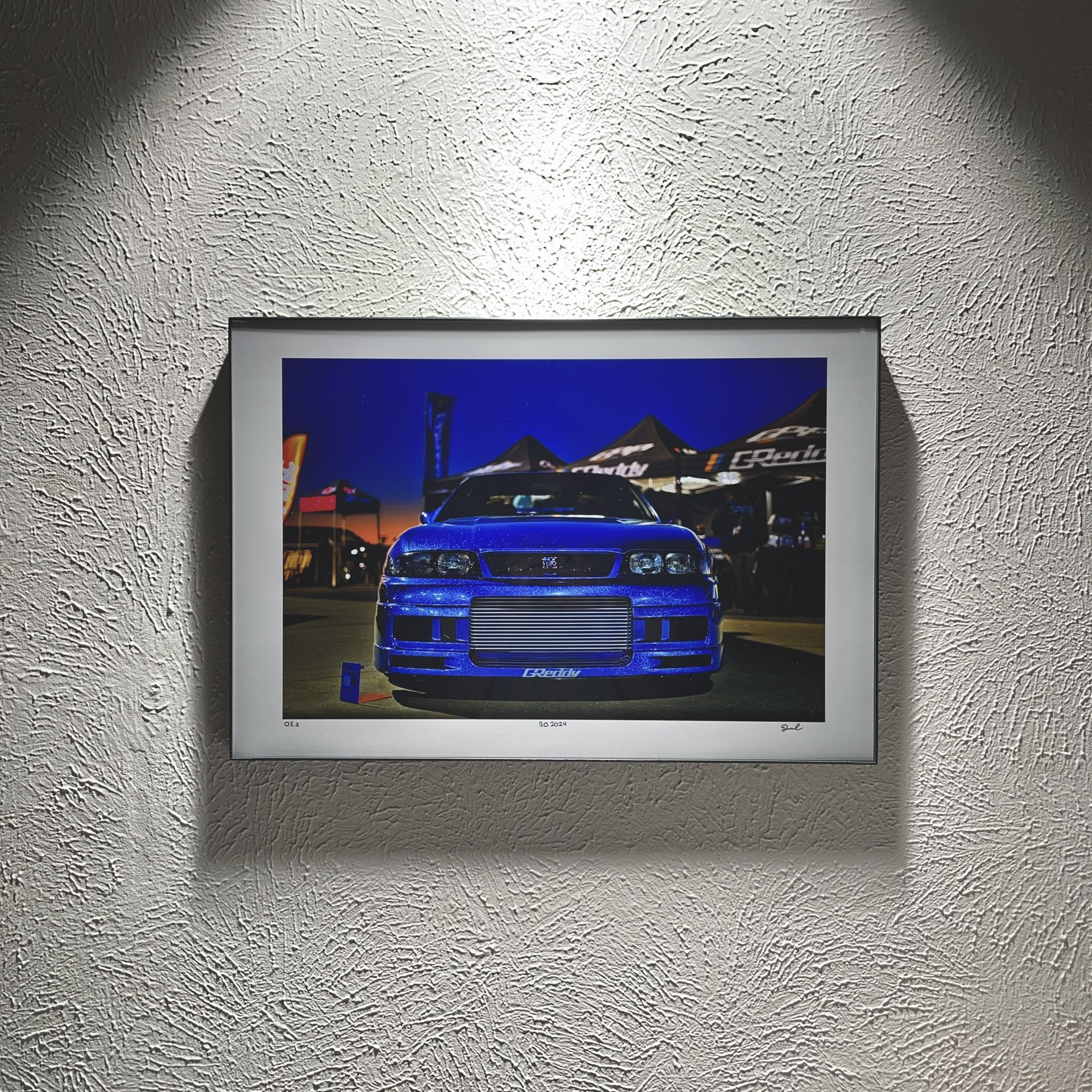 Nissan GTR Skyline R33 Fine Art Print
