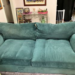 Teal Couch 