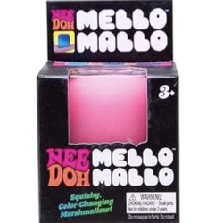 NeeDoh Mello Mallo Squishy Fidget Toy Pink 