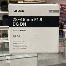 Sigma 28-45mm F1.8 Lens For Sony E