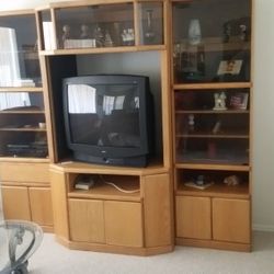 Center Armoire,  chairs lamps door