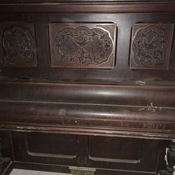 Gorgeous Brazilian Rosewood Upright Grand Piano