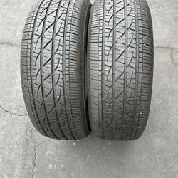 2. Tires.  265. 60. 18.  Fireston.  