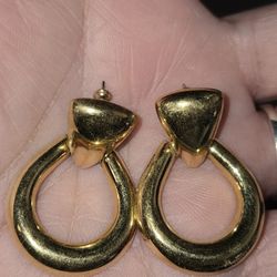Gold Colored Earrings