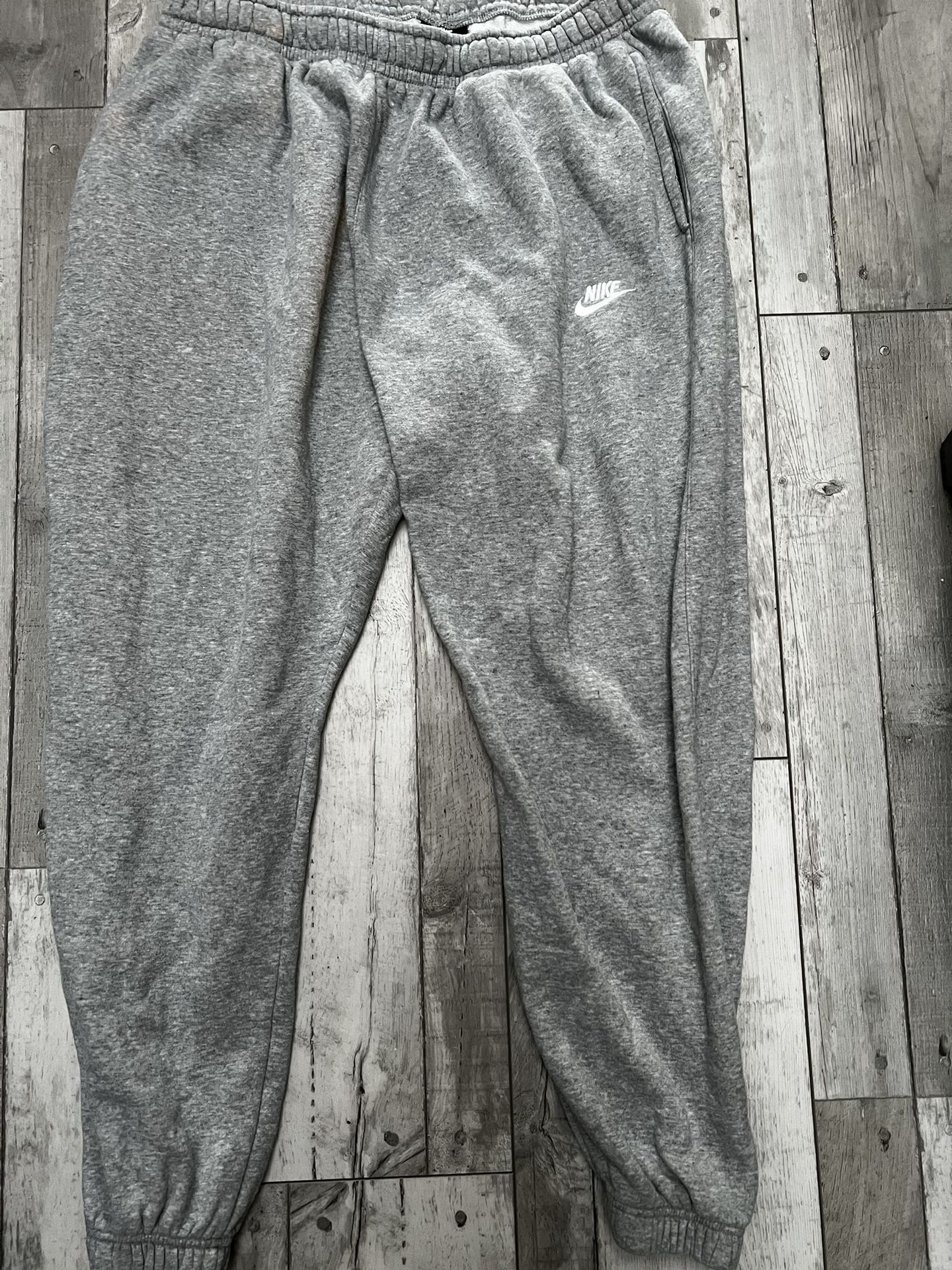 Nike Sportswear Club Fleece Jogger Pants Light Gray Mens Size 2XL XXL 