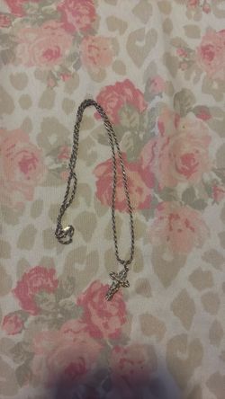 silver necklace