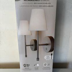 Rechargeable LED Wireless Wall Sconces (2)