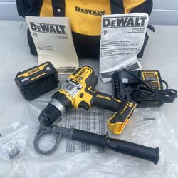 20V Flex Advantage Hammer Drill, Handle, 3.0  Battery, Charger, & Bag