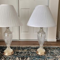 Cut-Glass Table Lamps