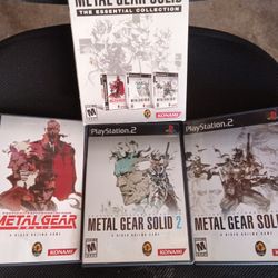PS2 METAL GEAR SOLID THE ESSENTIAL COLLECTION 