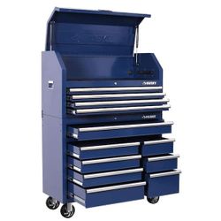 Husky 16 Drawer Assisted Close 120lb Rated With Built In Power Strip