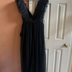 Black Dress For Young Lady 