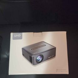IXQY UHD 8K LED Projector w/ Stand & Carry Case