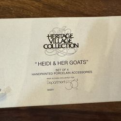 Heritage Village Collection - Heidi And Her Goats