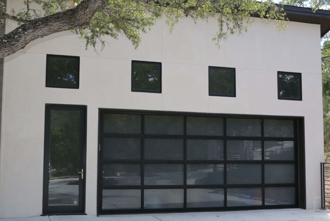 Glass Residential Garage doors 