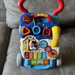 VTech Sit-to-Stand Learning Walker (Frustration Free Packaging), Blue