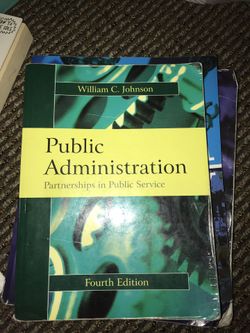Public Administration partnerships in public service 4th edition