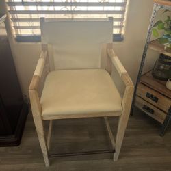 Nice High Wooden  Arm   Chair 