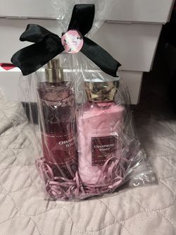 Champagneeee Toastyyyy Spray And Lottionn 