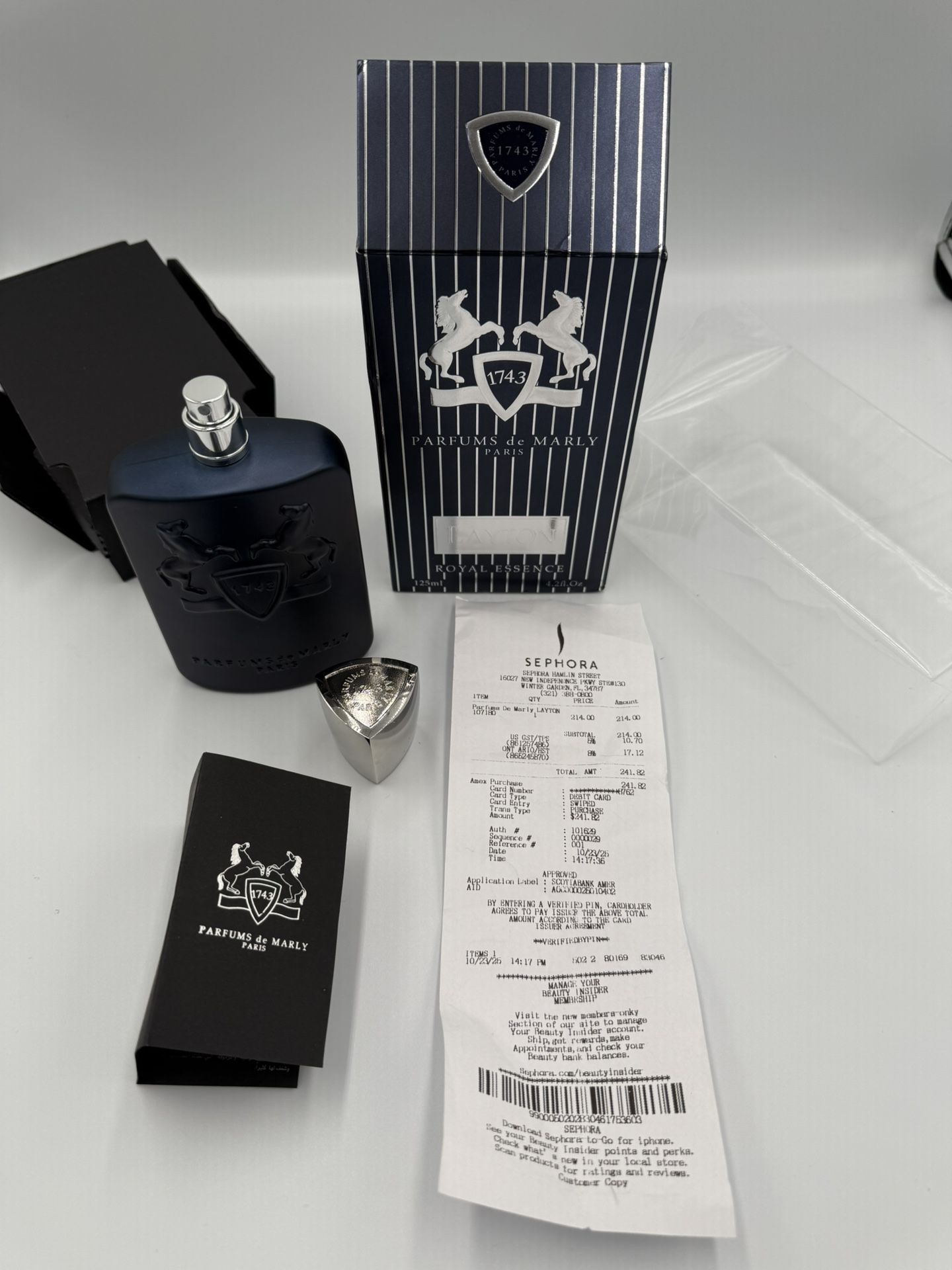 Parfums de Marly Layton EDP Men’s Cologne 4.2 oz