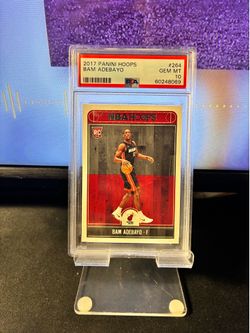 Bam Adebayo NBA Hoops Rookie Psa 10