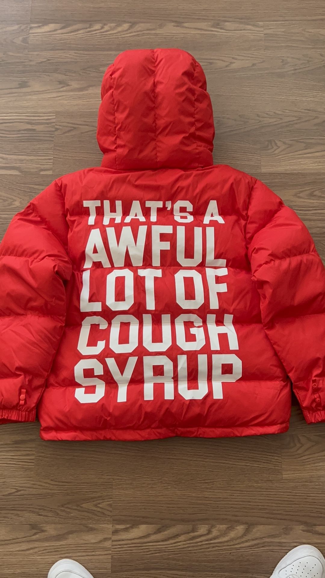 Awful Lot of Cough Syrup Puffer (100% Authenthic)