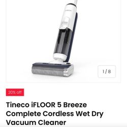 Tineco iFloor 5 Breeze Complete Cordless Wet Dry Vacuum Cleaner