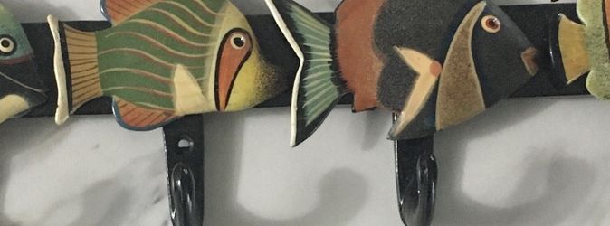 Fish Key Hook - Tropical - Keys - $10