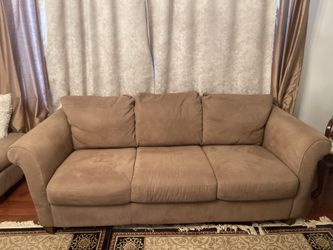 Beige 3 seats sofa
