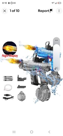 Electric Water Guns for Adults & Kids Squirt Gun Toy Long Range Water Pistol Gun