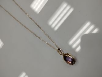 14k Gold Pendant Necklace 1.1g