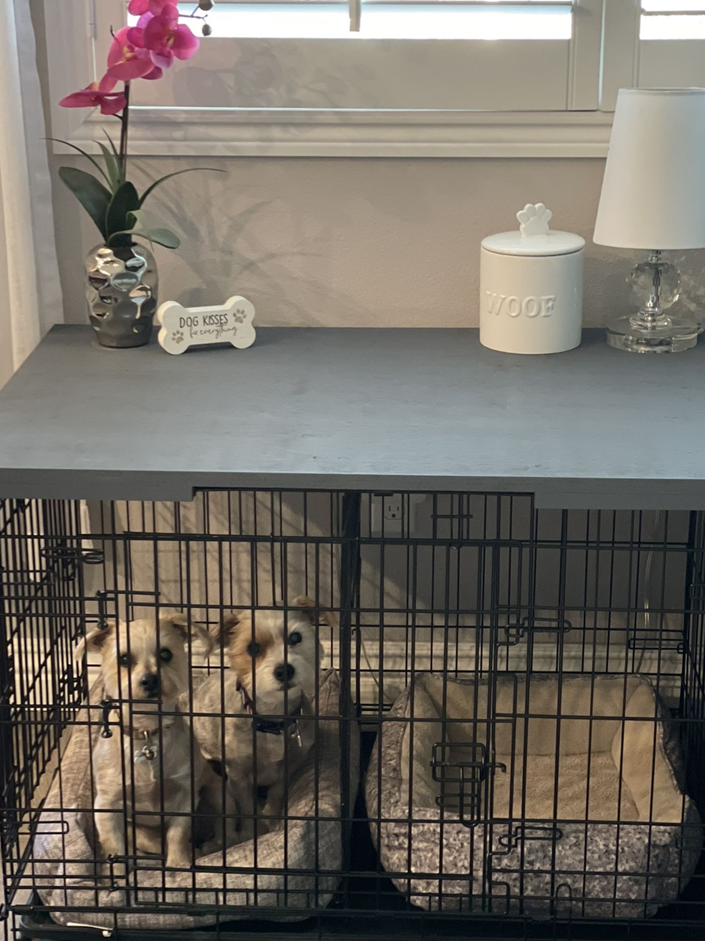 Custom Made Dog Crate/Kennel Table